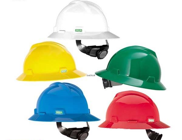 V-GARD SLOTTED CAP, WHITE WITH FAS-TRAC III